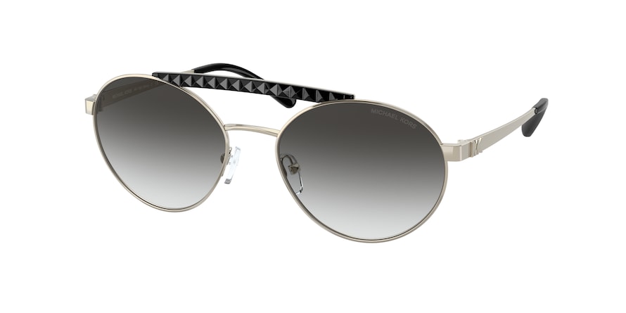 Michael Kors MILOS MK1083 Pilot Sunglasses  10148G-LIGHT GOLD 55-18-140 - Color Map gold