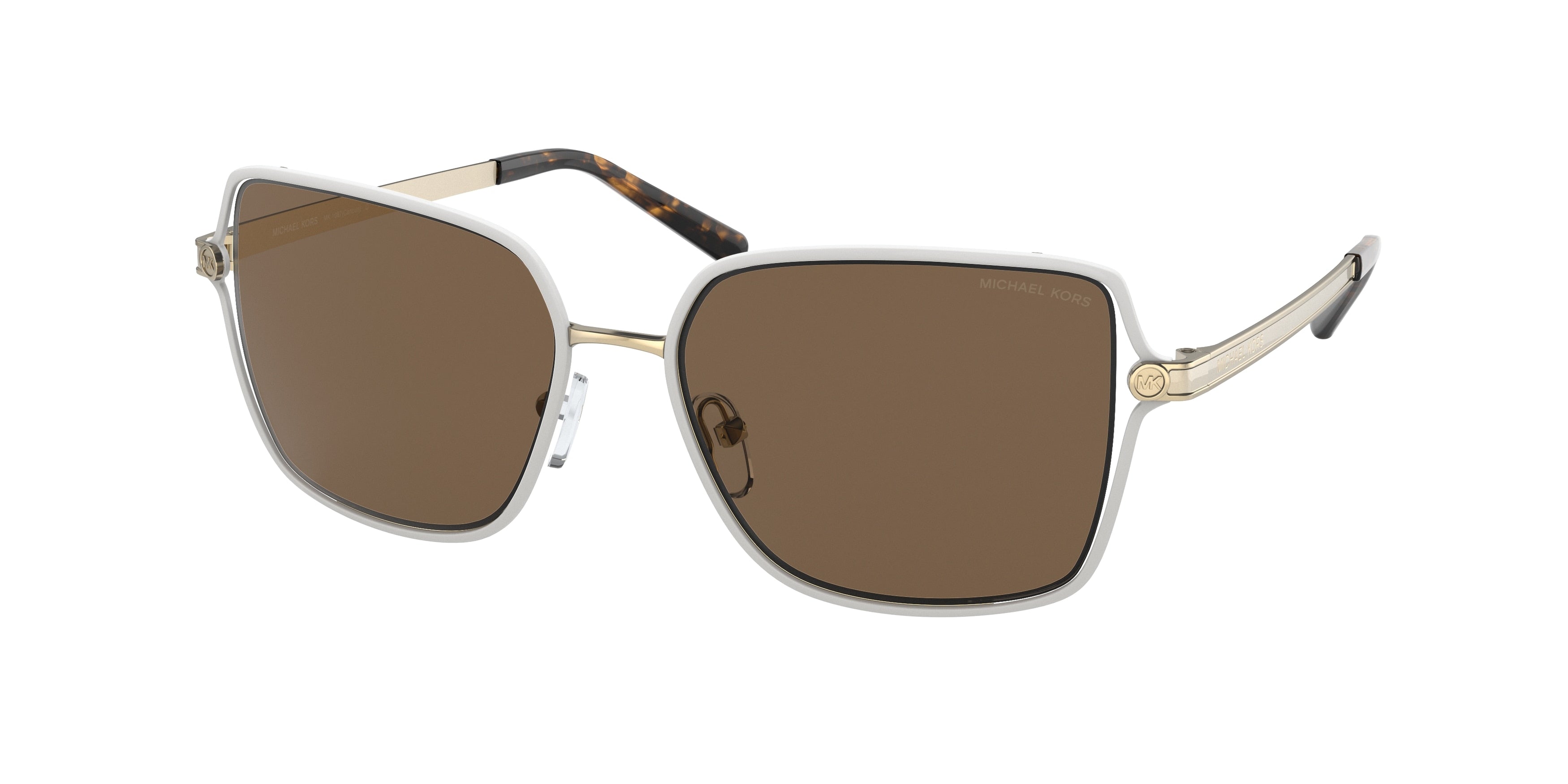 Michael Kors CANCUN MK1087 Square Sunglasses  188773-White 56-140-17 - Color Map White