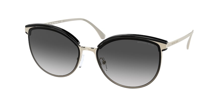 Michael Kors MAGNOLIA MK1088 Round Sunglasses  10148G-LIGHT GOLD 59-16-140 - Color Map gold