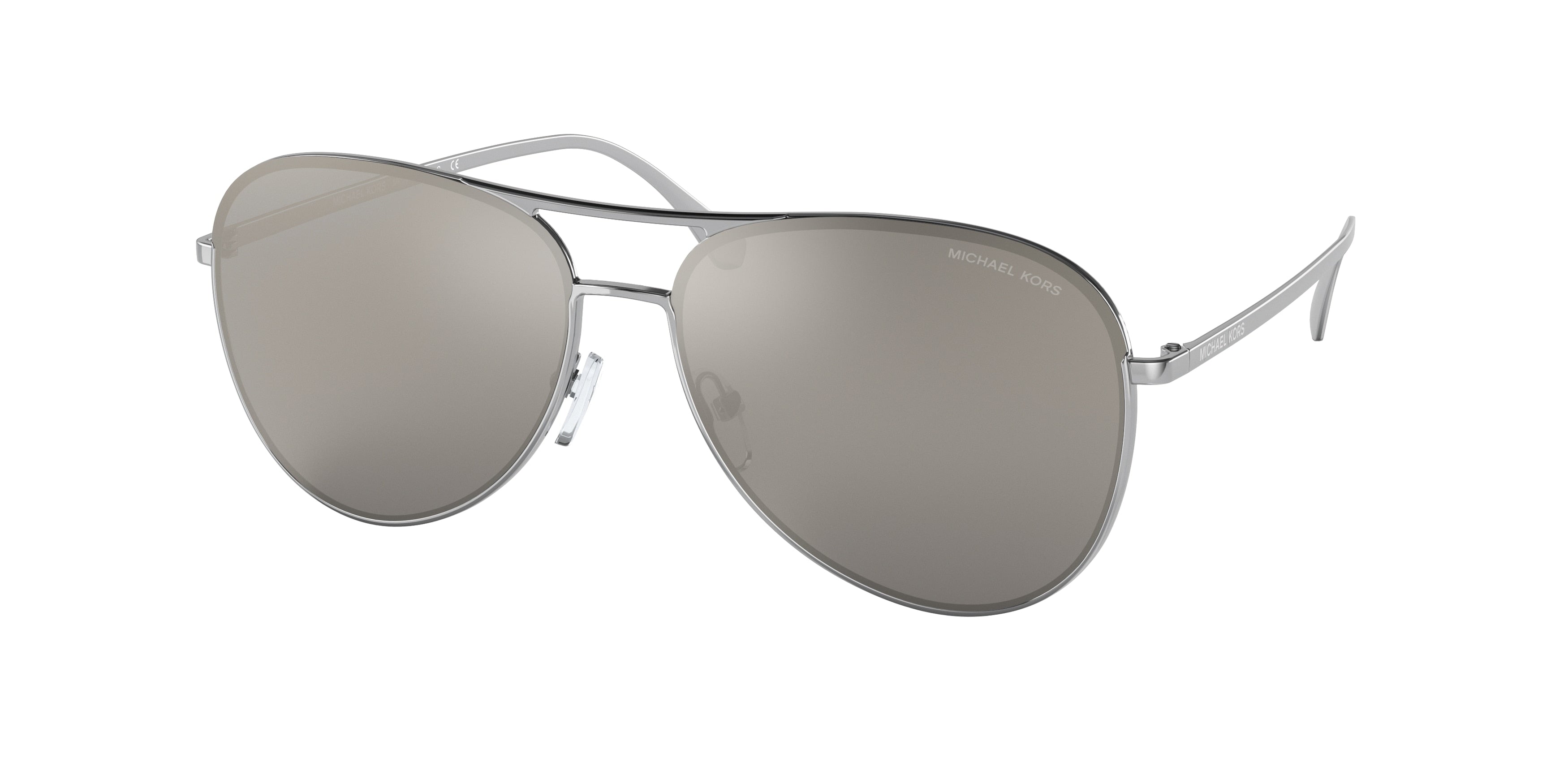 Michael Kors KONA MK1089 Pilot Sunglasses  12086G-Silver 59-140-14 - Color Map Silver