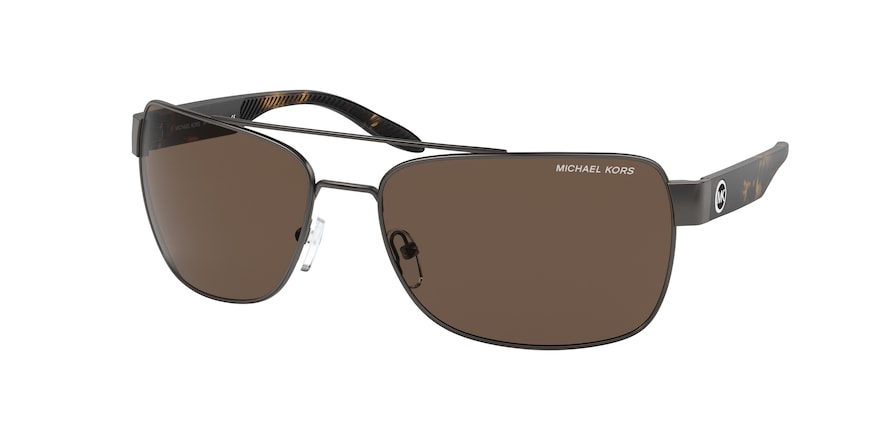 Michael Kors MALCOM MK1094 Pillow Sunglasses  123273-MATTE GUNMETAL 65-17-130 - Color Map gunmetal