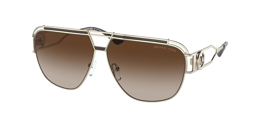 Michael Kors VIENNA MK1102 Pilot Sunglasses  101413-LIGHT GOLD 61-10-140 - Color Map gold