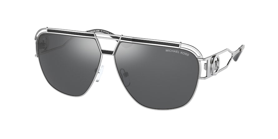 Michael Kors VIENNA MK1102 Pilot Sunglasses  11536G-SILVER 61-10-140 - Color Map silver