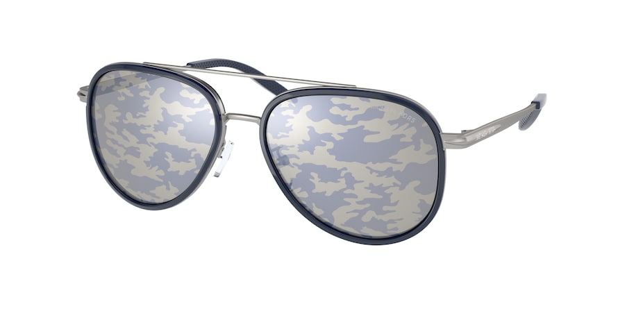 Michael Kors RICHMOND MK1104 Pilot Sunglasses  1005/F-MATTE SILVER 57-16-145 - Color Map silver