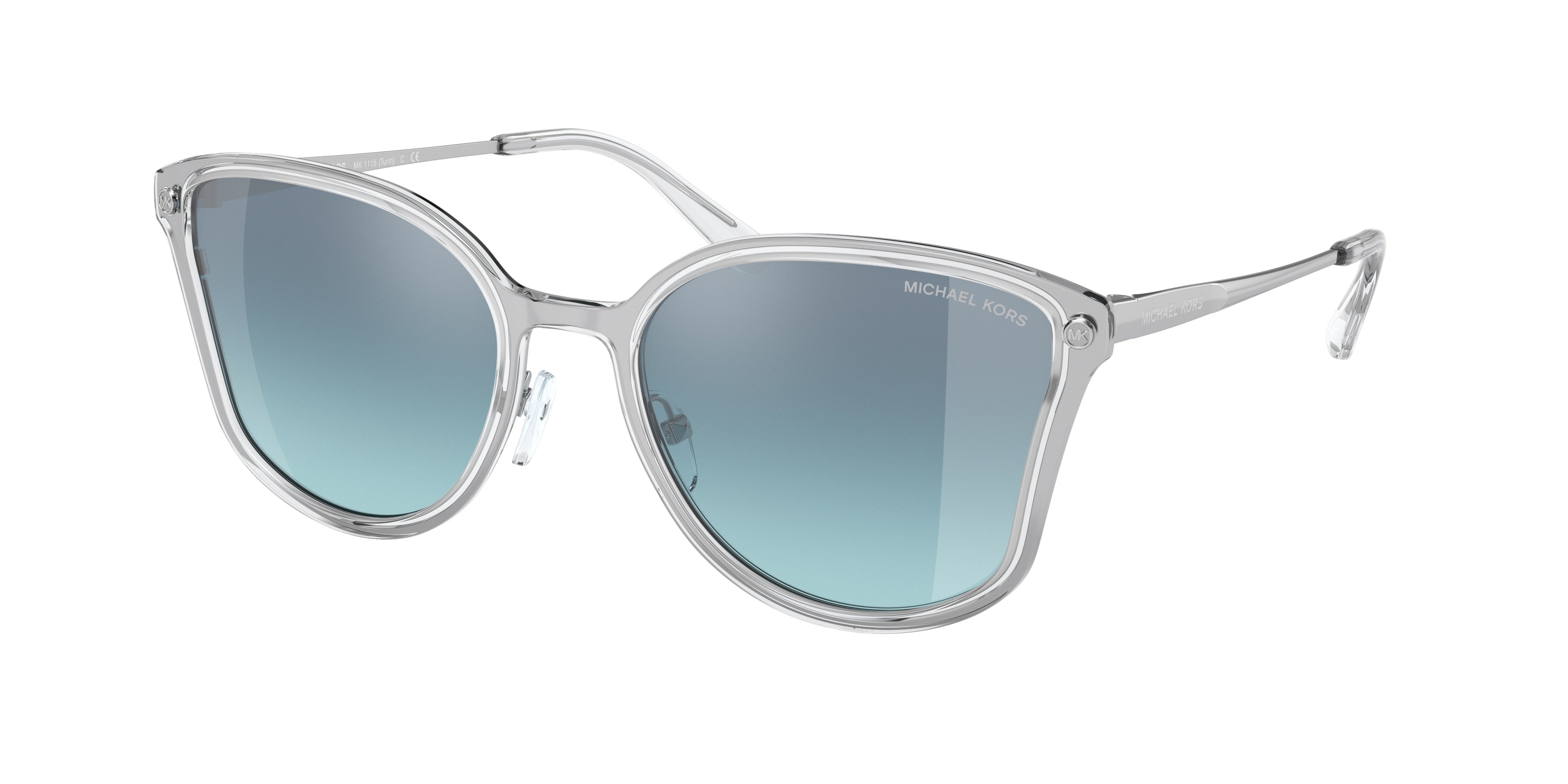 Michael Kors TURIN MK1115  Sunglasses  11537C-Silver 56-145-19 - Color Map Silver