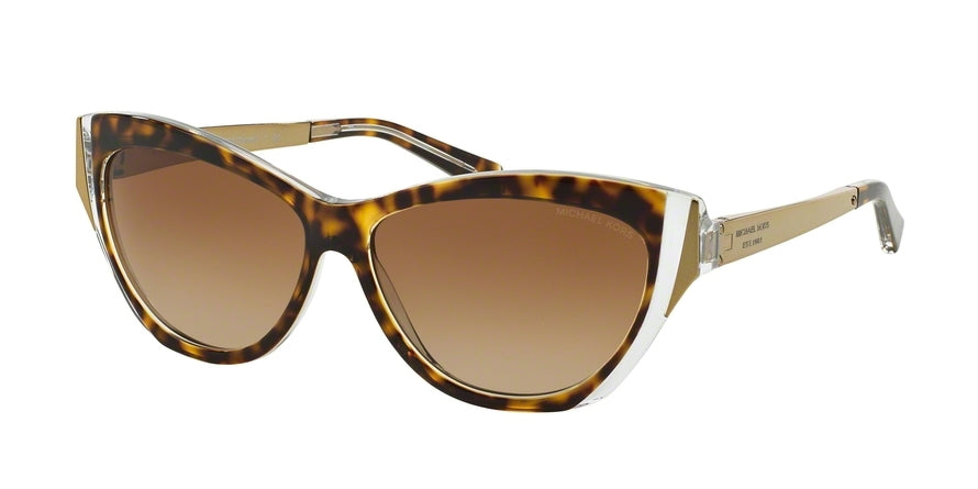 Michael Kors CANEEL MK2005 Cat Eye Sunglasses  303413-TORTOISE/CRYSTAL 57-13-135 - Color Map havana