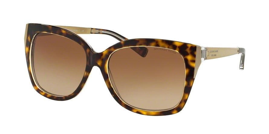 Michael Kors TAORMINA MK2006 Square Sunglasses  303413-TORTOISE/CRYSTAL 57-16-135 - Color Map havana