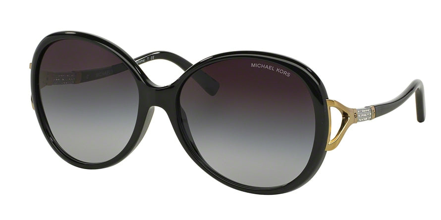 Michael Kors SONOMA MK2011B Round Sunglasses  303611-BLACK 58-16-135 - Color Map black
