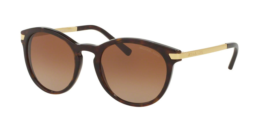 Michael Kors ADRIANNA III MK2023F Round Sunglasses  310613-DK TORTOISE 53-21-135 - Color Map havana