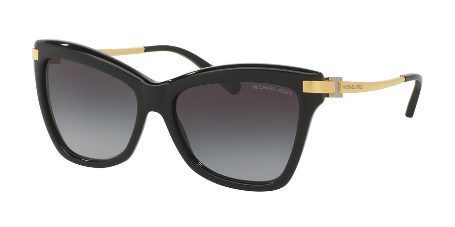 Michael Kors AUDRINA III MK2027F Butterfly Sunglasses  317111-BLACK 56-16-140 - Color Map black