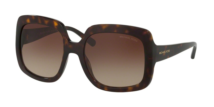 Michael Kors HARBOR MIST SPRING MK2036F Square Sunglasses  300613-DARK TORTOISE 55-19-135 - Color Map havana