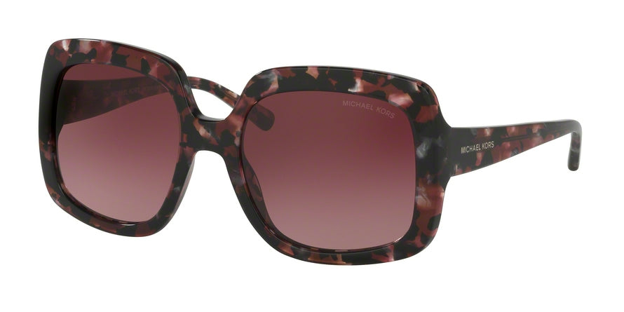 Michael Kors HARBOR MIST MK2036 Square Sunglasses  32138H-MERLOT MOSAIC 55-19-135 - Color Map havana