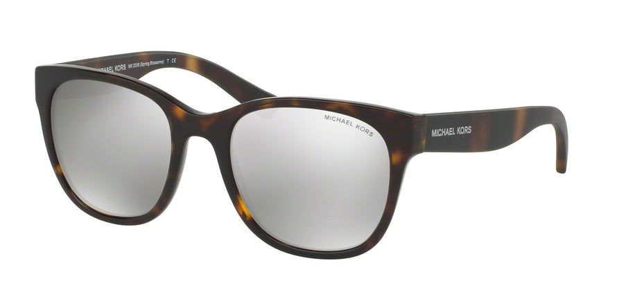 Michael Kors SPRING BLOSSOMS MK2038 Square Sunglasses  32076G-DARK TORTOISE 53-19-135 - Color Map havana