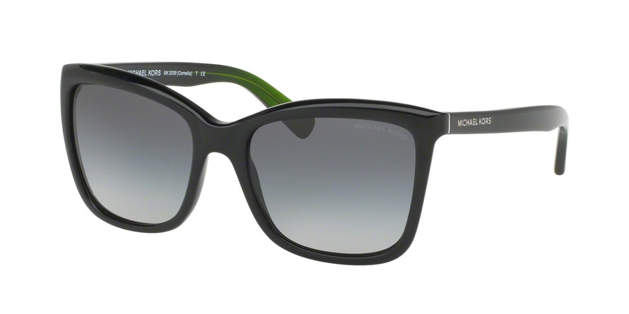 Michael Kors CORNELIA MK2039F Square Sunglasses  321611-BLACK 55-18-140 - Color Map black