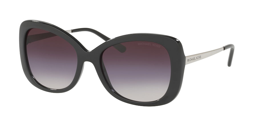 Michael Kors MK2043 Butterfly Sunglasses  315236-BLACK/SILVER 55-18-140 - Color Map black