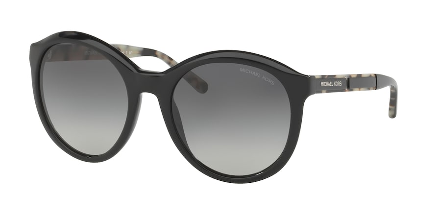 Michael Kors MAE MK2048 Round Sunglasses  324911-BLACK 54-19-140 - Color Map black