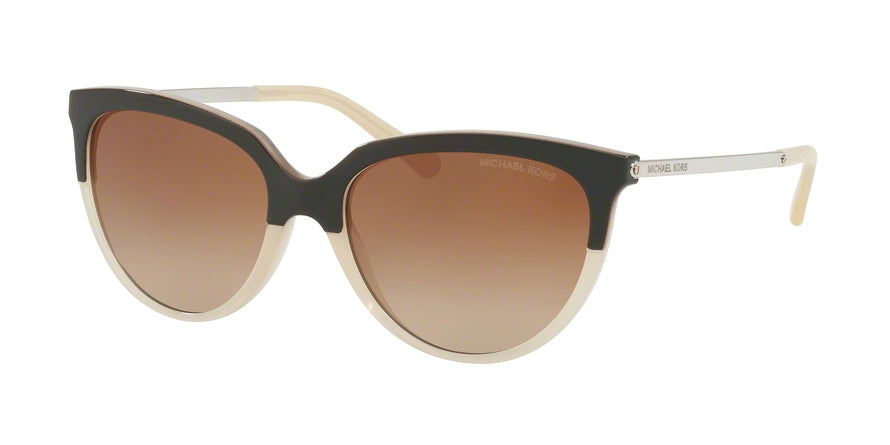 Michael Kors SUE MK2051 Cat Eye Sunglasses  328313-BROWN/MILKY BEIGE 55-17-140 - Color Map brown