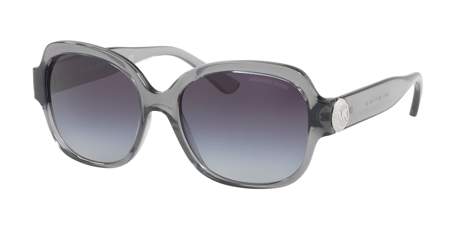 Michael Kors SUZ MK2055 Square Sunglasses  329911-GREY TRANSPARENT 56-17-140 - Color Map grey