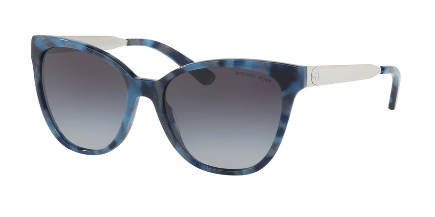 Michael Kors MK2058F Square Sunglasses  331011-NAVY MARBLE 55-17-140 - Color Map navy