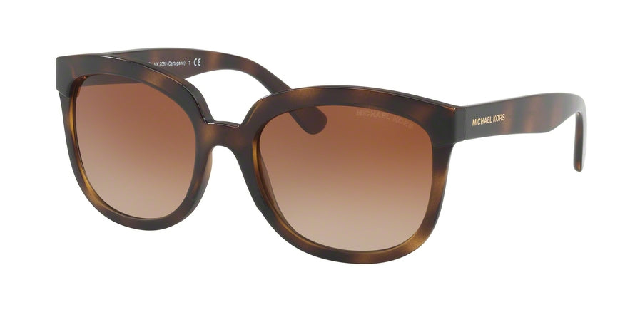 Michael Kors PALMA MK2060 Square Sunglasses  333613-DARK TORTOISE 55-19-140 - Color Map tortoise