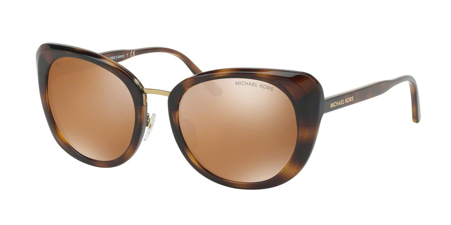 Michael Kors LISBON MK2062 Round Sunglasses  32852T-DARK TORTOISE 52-20-140 - Color Map tortoise