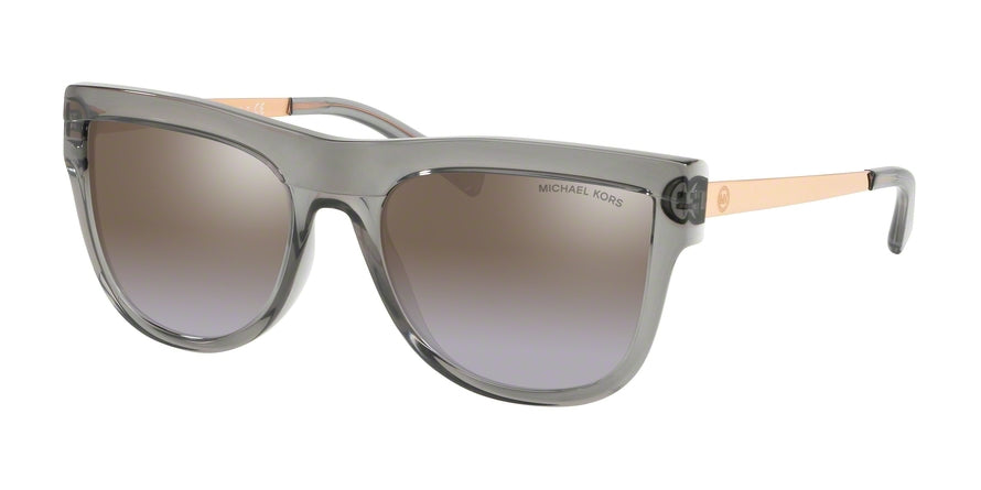 Michael Kors ST. KITTS MK2073 Square Sunglasses  329994-GREY TRANSPARENT INJECTED 56-19-140 - Color Map grey