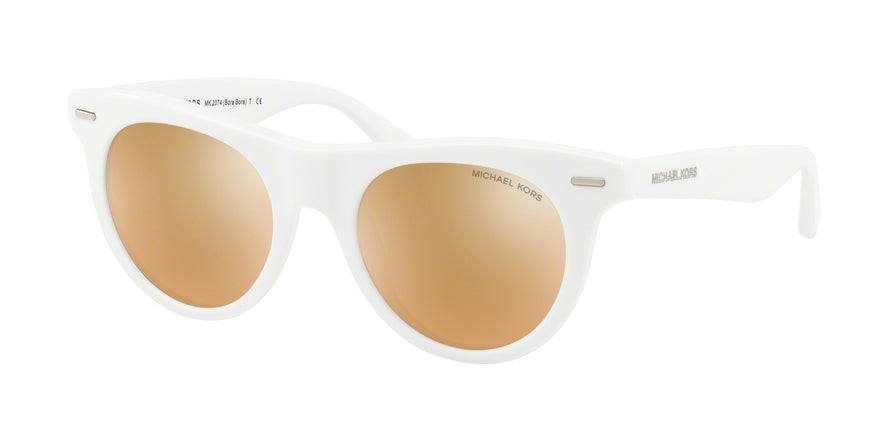 Michael Kors BORA BORA MK2074 Cat Eye Sunglasses  30645A-WHITE ACETATE 49-20-140 - Color Map white