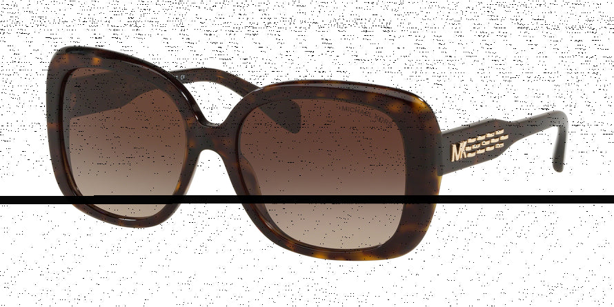 Michael Kors KLOSTERS MK2081 Rectangle Sunglasses  300613-DARK TOT 56-17-140 - Color Map multicolor