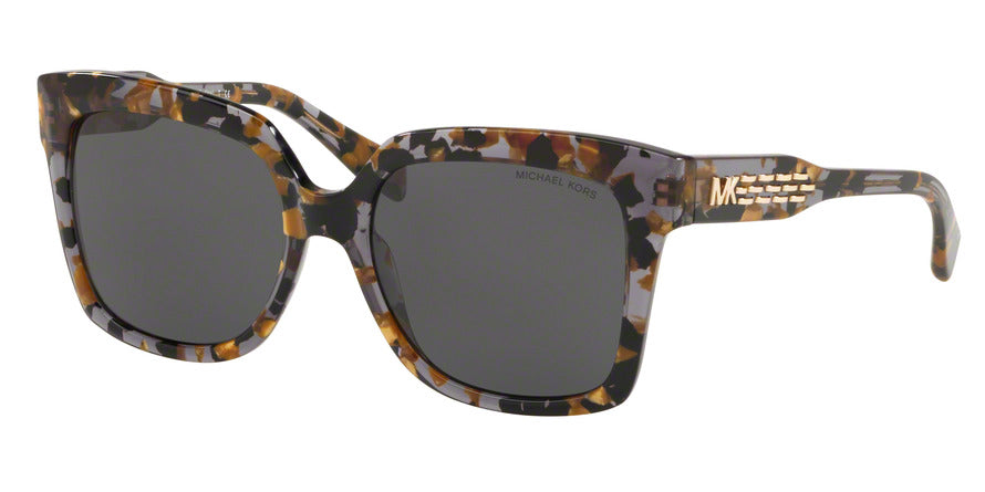 Michael Kors CORTINA MK2082 Square Sunglasses  334087-BLACK/GOLD TORT 55-18-145 - Color Map black