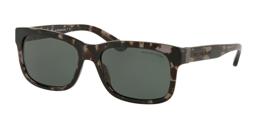 Michael Kors MK2084 Rectangle Sunglasses  333887-DARK GREY TORT 56-18-140 - Color Map tortoise