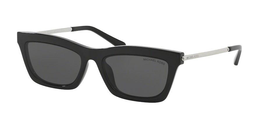 Michael Kors STOWE MK2087U Rectangle Sunglasses  333287-BLACK 54-17-140 - Color Map black