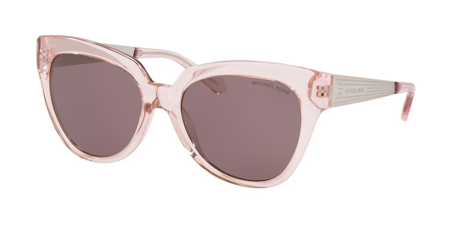 Michael Kors PALOMA I MK2090 Cat Eye Sunglasses  36787N-LIGHT PINK TRANSPARENT 55-18-140 - Color Map pink