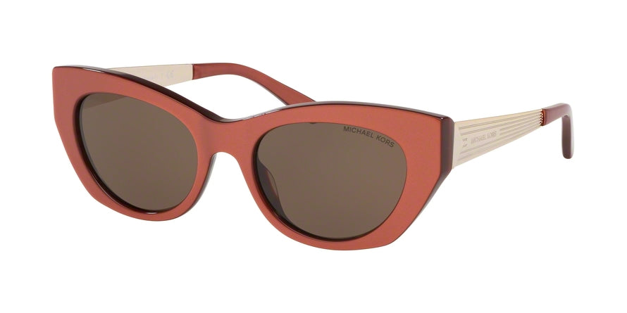 Michael Kors PALOMA II MK2091 Cat Eye Sunglasses  328773-PEARLIZED MULBERRY 51-19-140 - Color Map red