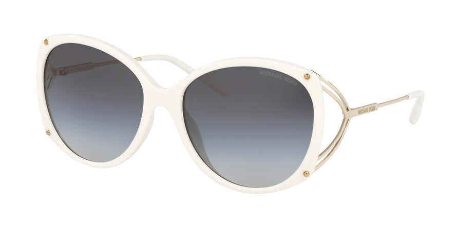 Michael Kors MORRO BAY MK2099U Round Sunglasses  33428G-BONE 59-17-130 - Color Map ivory