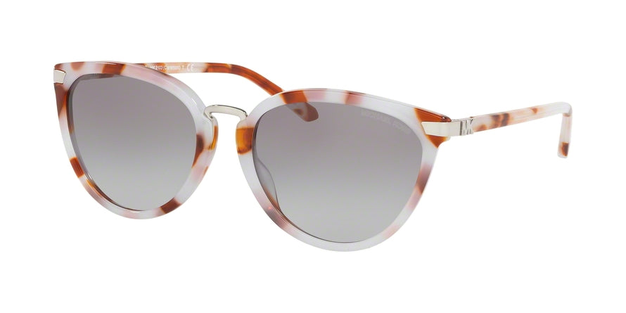 Michael Kors CLAREMONT MK2103 Cat Eye Sunglasses  377111-DB158.18 NEW PALE ORCHID 56-18-140 - Color Map havana