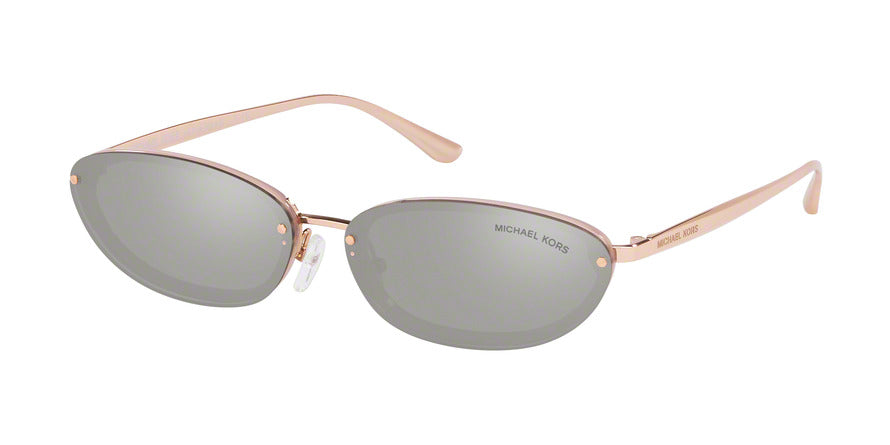 Michael Kors MIRAMAR MK2104 Oval Sunglasses  32466G-MILKY PINK 62-13-140 - Color Map pink