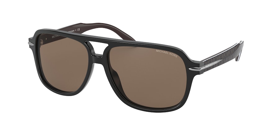 Michael Kors LIAM MK2115 Square Sunglasses  300573-BLACK 59-14-145 - Color Map black