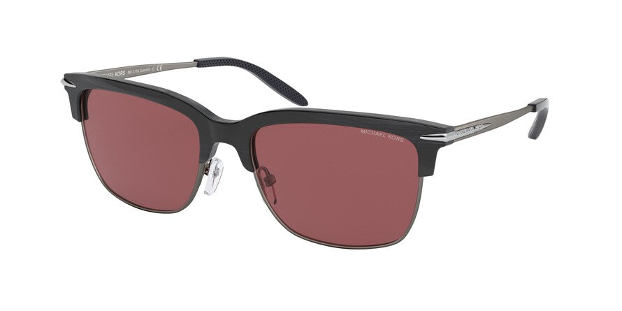 Michael Kors LINCOLN MK2116 Square Sunglasses  355475-GREY HORN 56-18-145 - Color Map grey