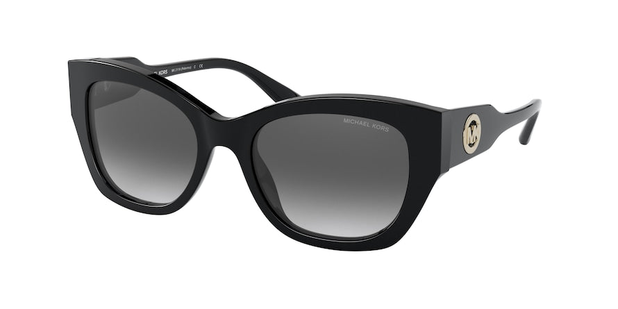 Michael Kors PALERMO MK2119 Square Sunglasses  30058G-BLACK 53-19-140 - Color Map black
