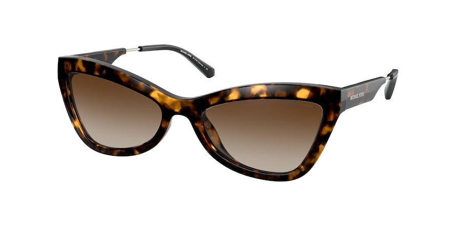 Michael Kors VALENCIA MK2132U Cat Eye Sunglasses  333313-DARK TORTOISE 55-18-140 - Color Map havana