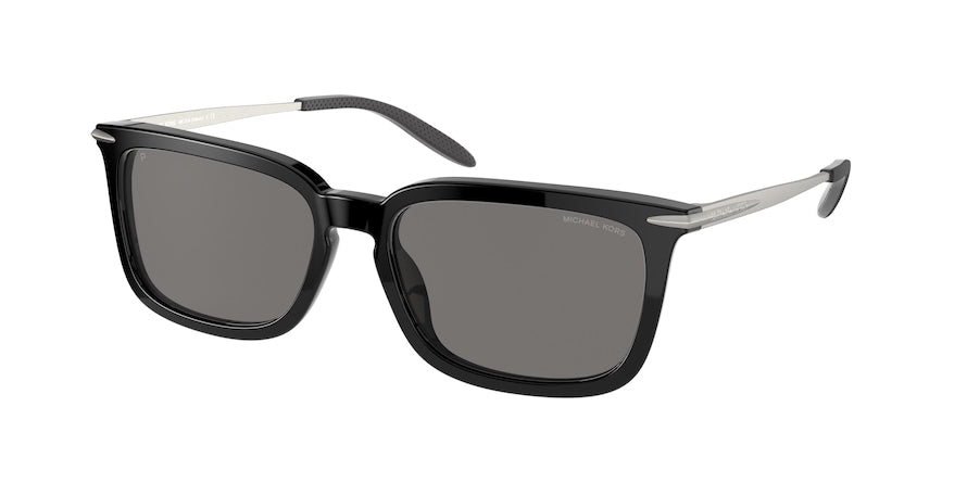 Michael Kors COLBURN MK2134 Rectangle Sunglasses  300581-BLACK 56-17-145 - Color Map black