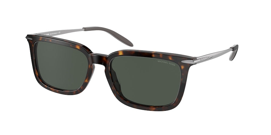 Michael Kors COLBURN MK2134 Rectangle Sunglasses  300671-DARK TORTOISE 56-17-145 - Color Map havana