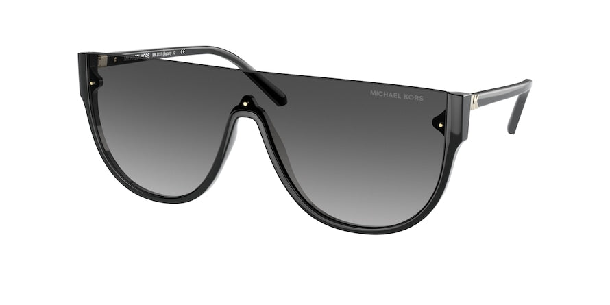 Michael Kors ASPEN MK2151 Irregular Sunglasses  30058G-BIO BLACK 33-133-140 - Color Map black