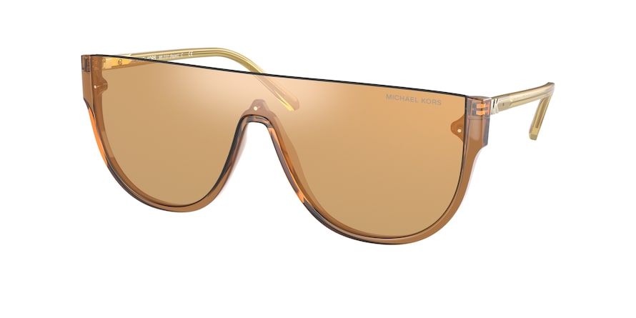 Michael Kors ASPEN MK2151 Irregular Sunglasses  3401R1-BIO BROWN TRANSPARENT 33-133-140 - Color Map brown