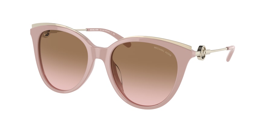 Michael Kors MONTAUK MK2162U Round Sunglasses  311111-SOLID DUSTY ROSE 53-18-140 - Color Map pink