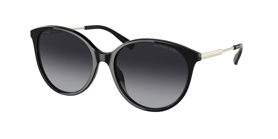 Michael Kors CRUZ BAY MK2168F Round Sunglasses  3005T3-BLACK 57-17-145 - Color Map black