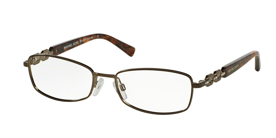 Michael Kors MALDIVES MK3002B Rectangle Eyeglasses  1028-BROWN 54-16-140 - Color Map brown