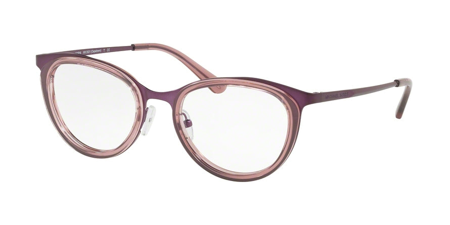 Michael Kors CAPETOWN MK3021 Cat Eye Eyeglasses  1158-MATTE PLUM 51-19-140 - Color Map plum