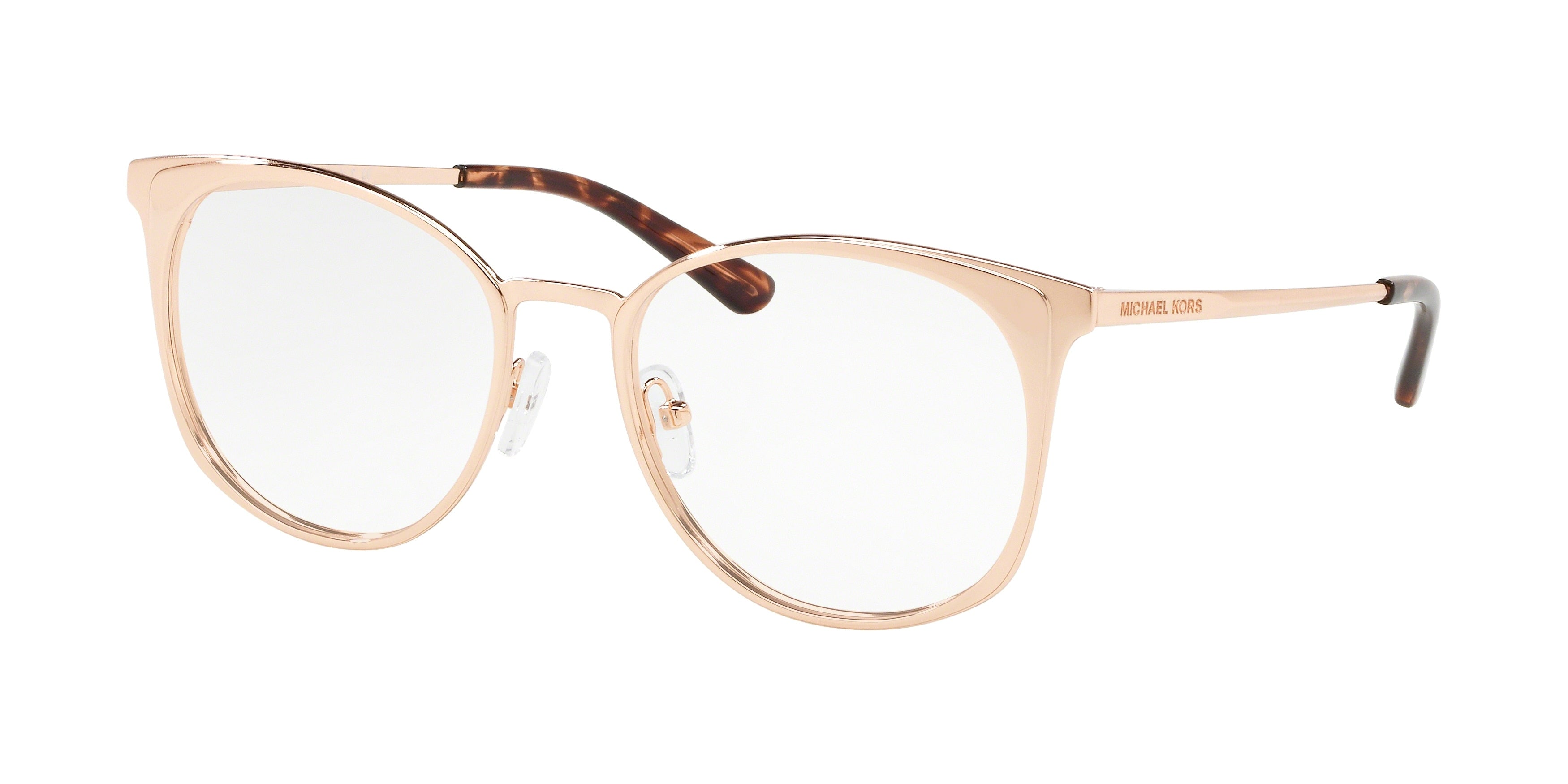 Michael Kors NEW ORLEANS MK3022 Round Eyeglasses  1026-Rose Gold 53-140-18 - Color Map Gold