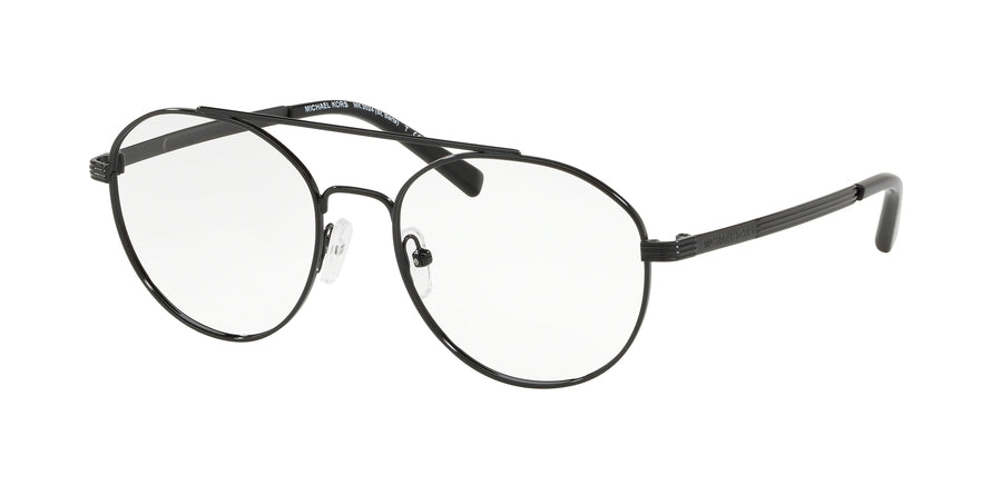 Michael Kors ST. BARTS MK3024 Irregular Eyeglasses  1202-SHINY BLACK 52-17-135 - Color Map black